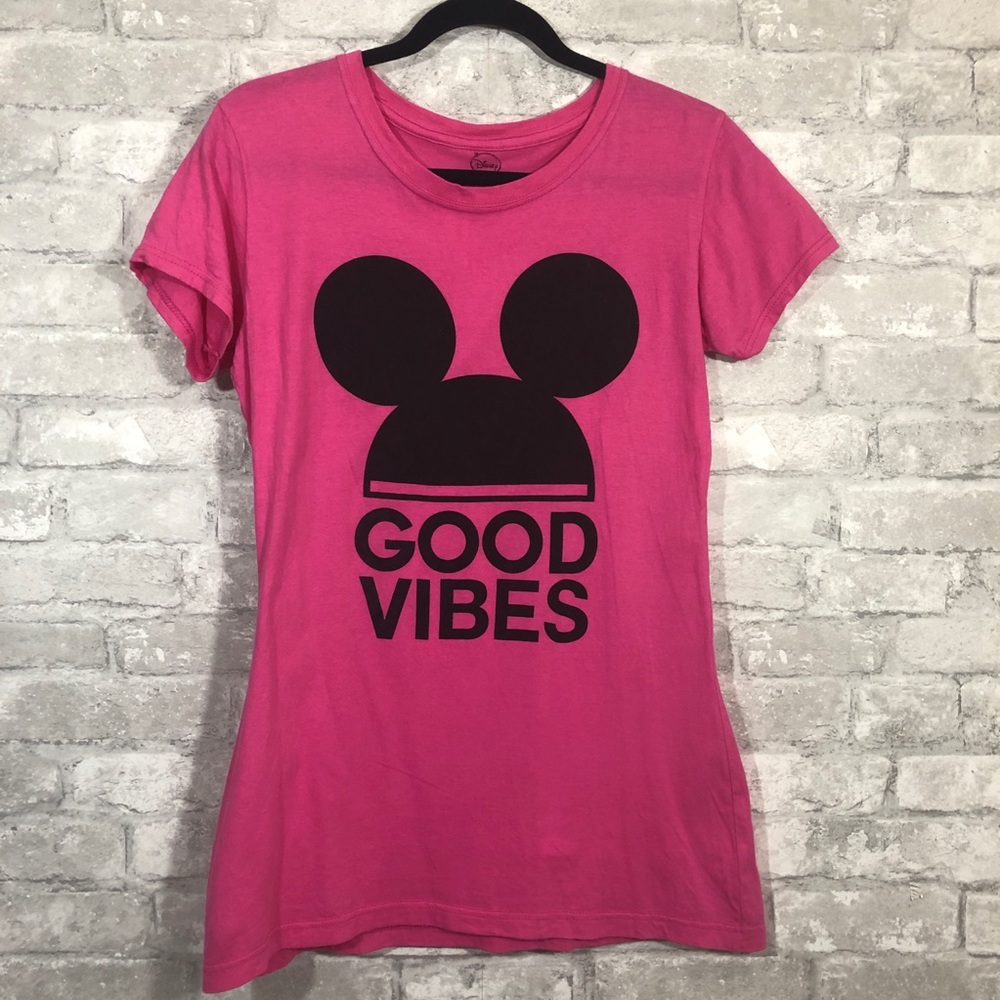 Mickey Mouse Ears Hot Pink Good Vibes